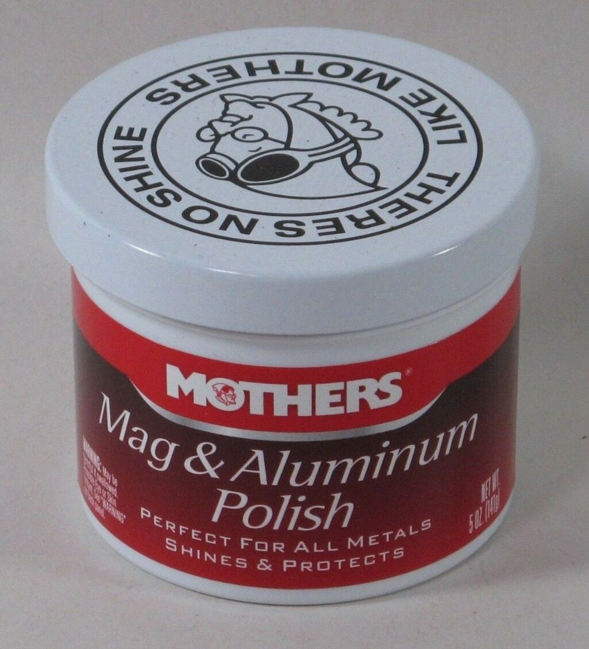 Mothers 05100 Mag Wheel Aluminum Polish All Metals Shines Protects 5oz